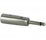 Dynavox XLR 3 Pin Male To 1/4" Mono Plug Adapter