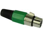 Dynavox 3 Pin Female XLR Connector Green